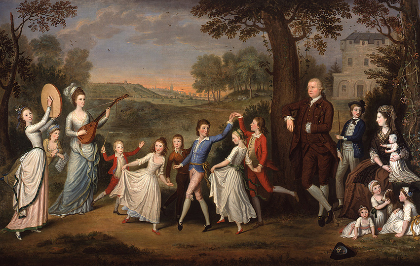 "Семья отдыхает на природе в Западном Гольяново". 2019 год, пастель