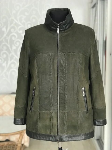 Полная переделка кожаного пальто в куртку. Ателье Ирины Берзиной.