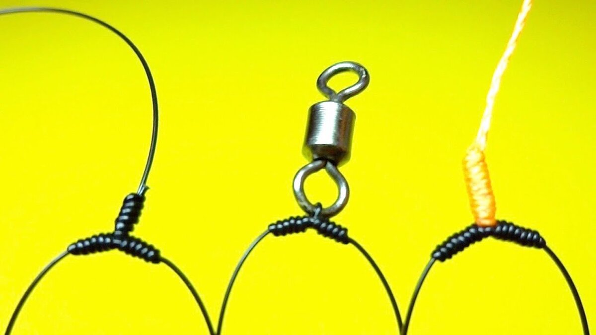 как привязать отводной поводок