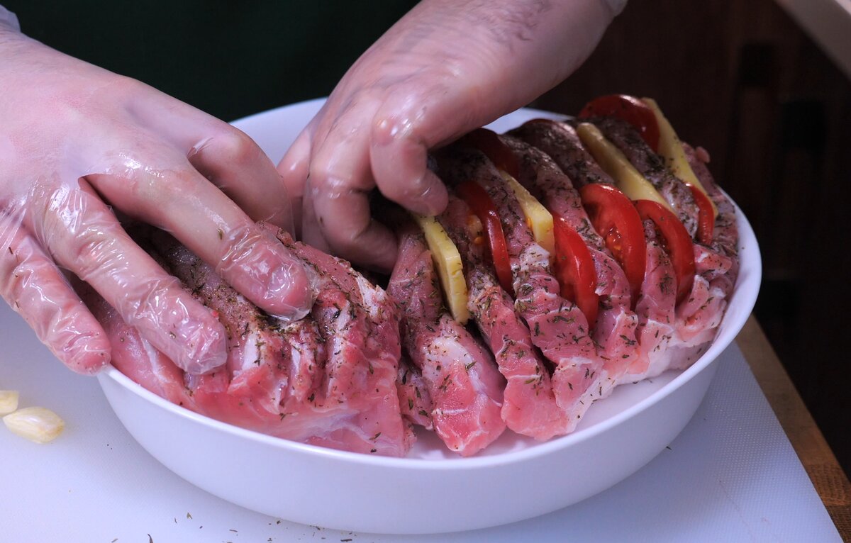 Мужской рецепт. Карбонад свиной гармошкой и Батат | ПОКАШЕВАРИМ | Дзен