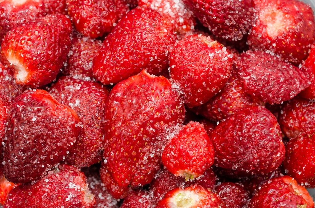 Клубника в сахаре