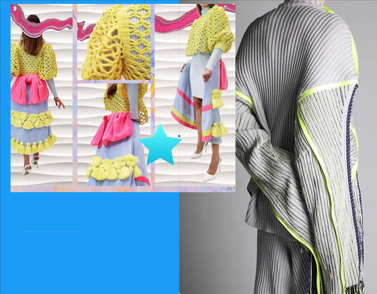 скоро на самой известной ярмарке моды Pitti подведут итоги конкурса вязальщиков- фотоколлаж автора 