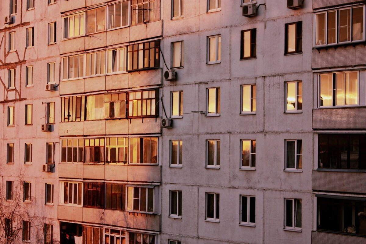 Панельки утром. Фото из интернета