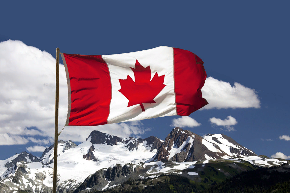 Канадский флаг фото