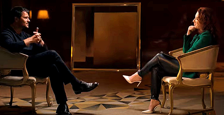 Кадр из интервью Козловского Шихман