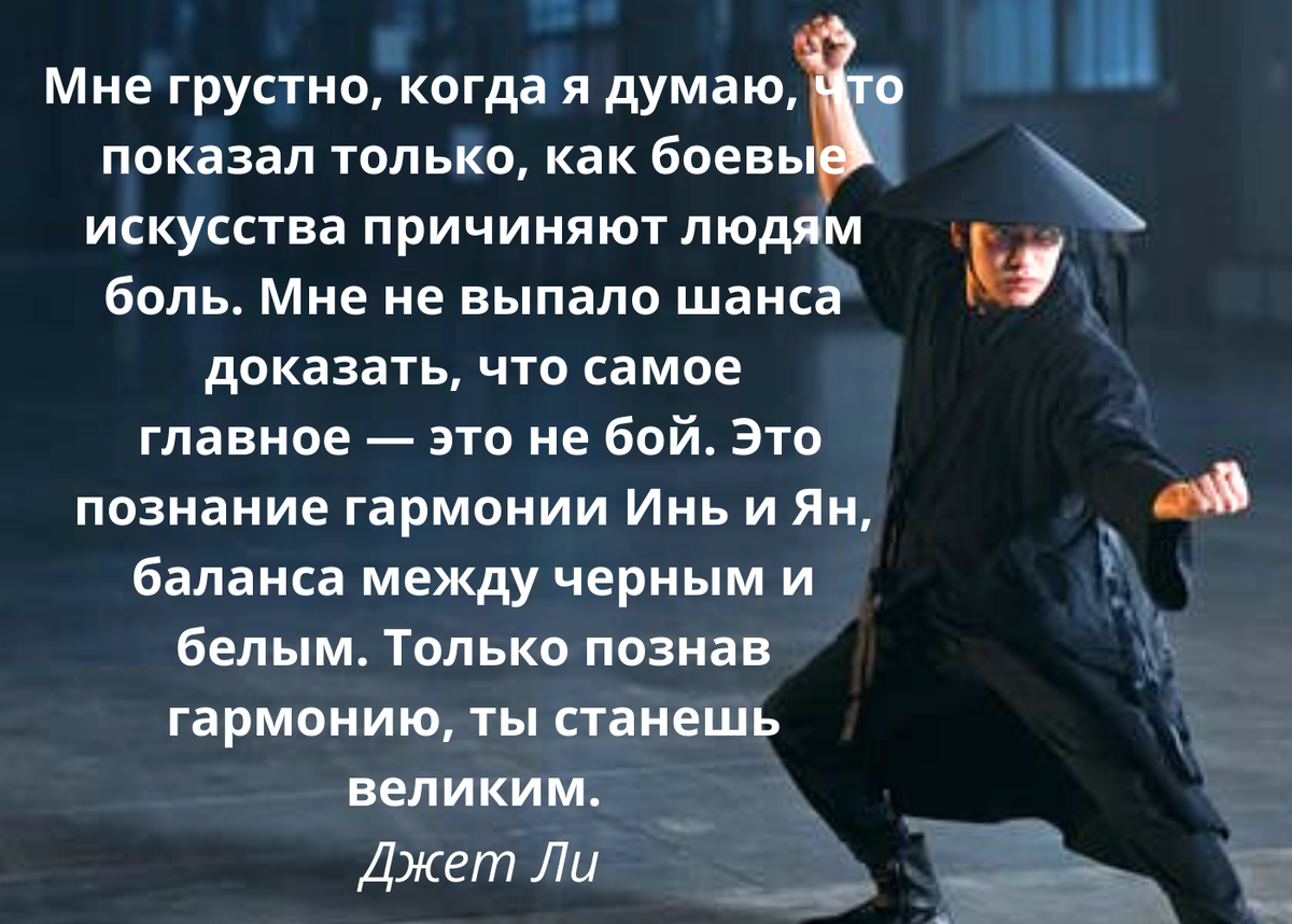 Боевые искусства, цитата. 