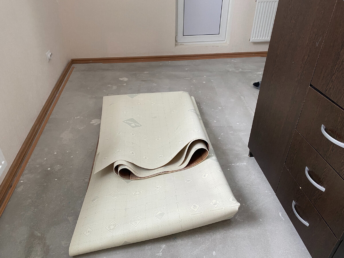 Старый линолеум 