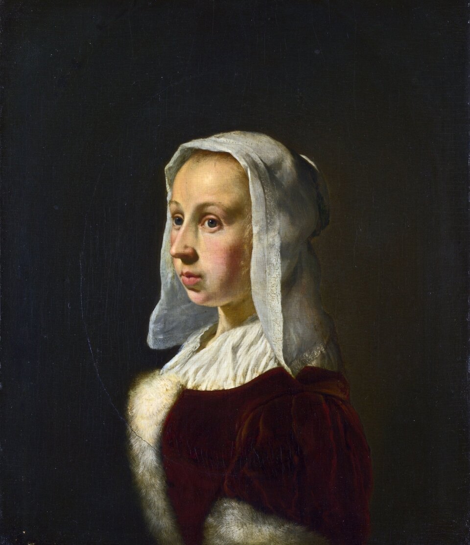 Франс ван Мирис Старший (1635 – 1681). Портрет Кунеры ван дер Кок, между 1657 и 1658 гг.