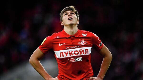    Нападающий "Спартака" Александр Соболев© РИА Новости / Алексей Филиппов