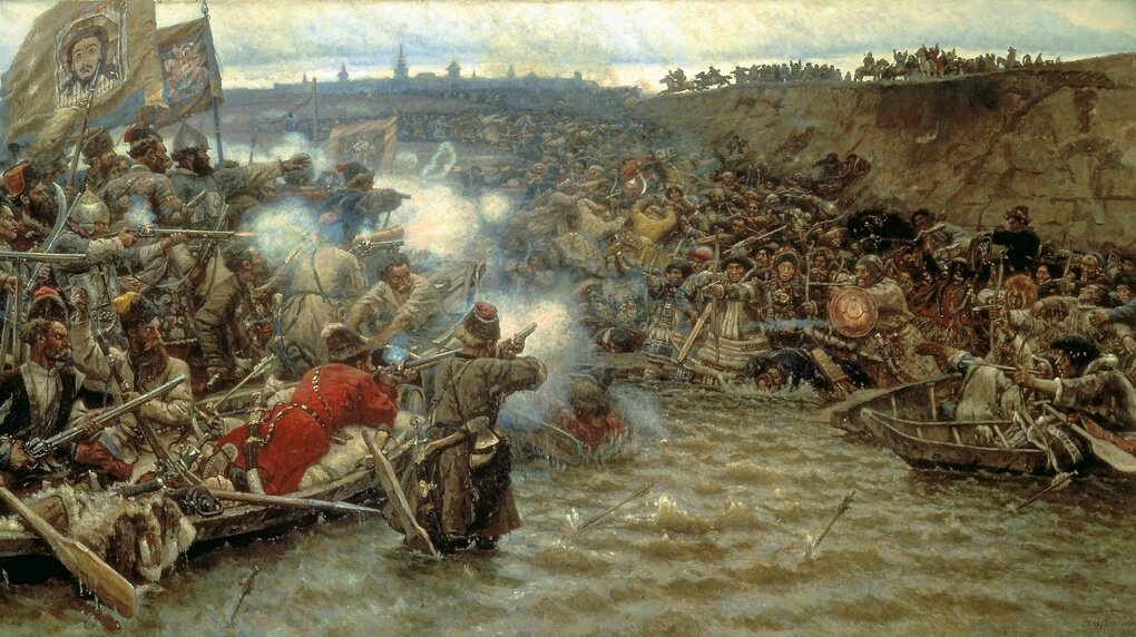 «Покорение Сибири Ермаком». Фото: Василий Суриков