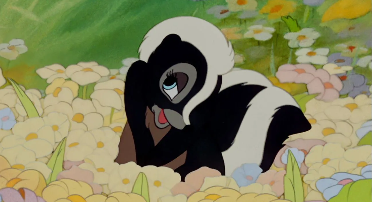 Кадр из мультфильма Бэмби