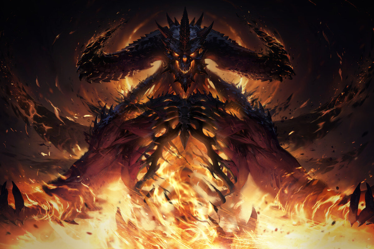 Официальный арт с логин скрина Diablo Immortal. Изображение найдено на просторах сети интернет.