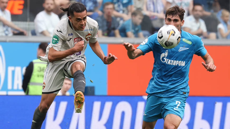 Фото: Валентина Певцова / Коммерсантъ📷Кадры матча «Зенит»—ЦСКА