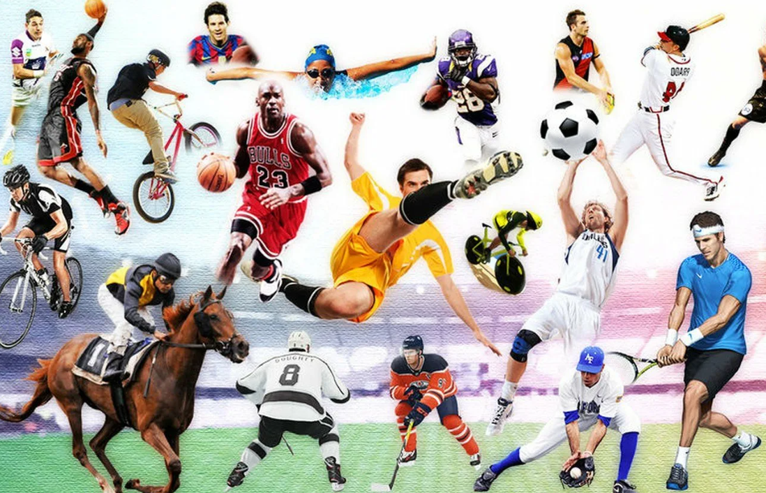 Многообразие игра. Спортивная тематика. Виды спорта. Различные виды спорта. Разнообразие видов спорта.