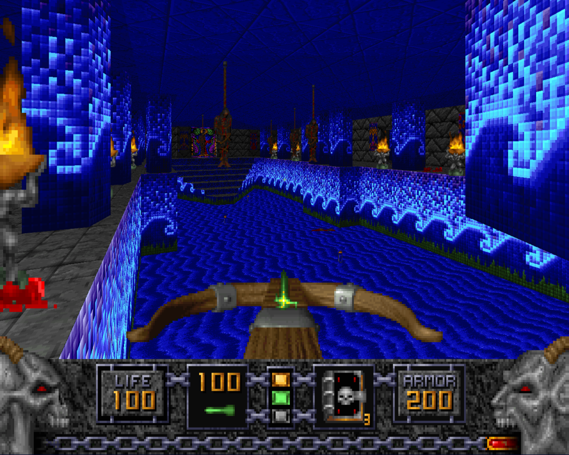 Heretic игра 1994. Игра Heretic 3. Игра Heretic 2. Heretic 1.