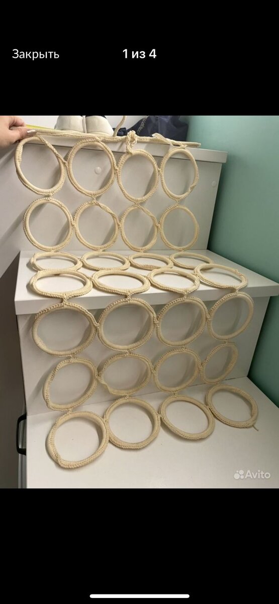 Икеевская вешалка с развалившимся колечком