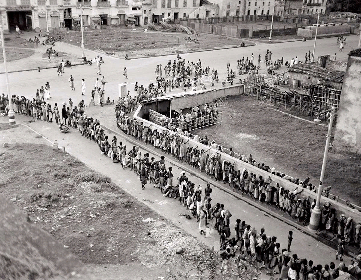 Голод в британской Бенгалии 1943. Черчилль о голоде в Бенгалии 1943. Искусственный голод