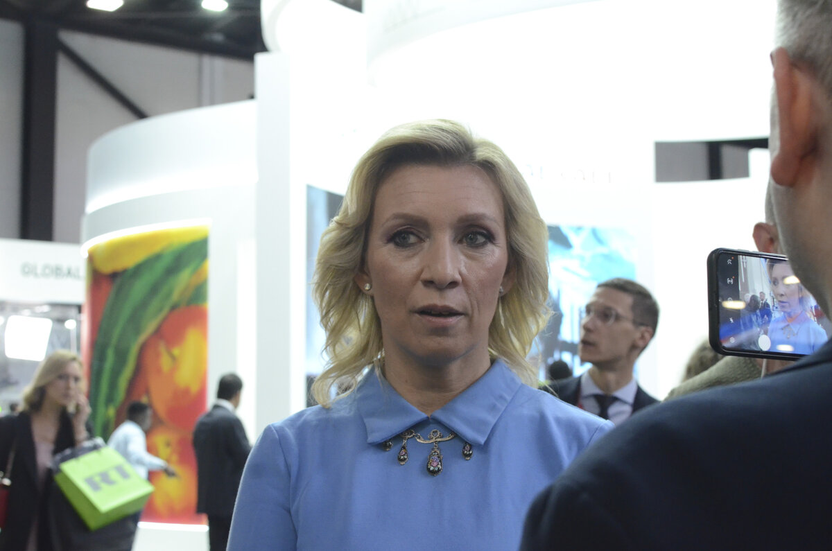 Захарова заявила, что большое количество украинских беженцев не поддерживают киевский режим.  Фото: ﻿Фото: ФедералПресс / Татьяна Буторина