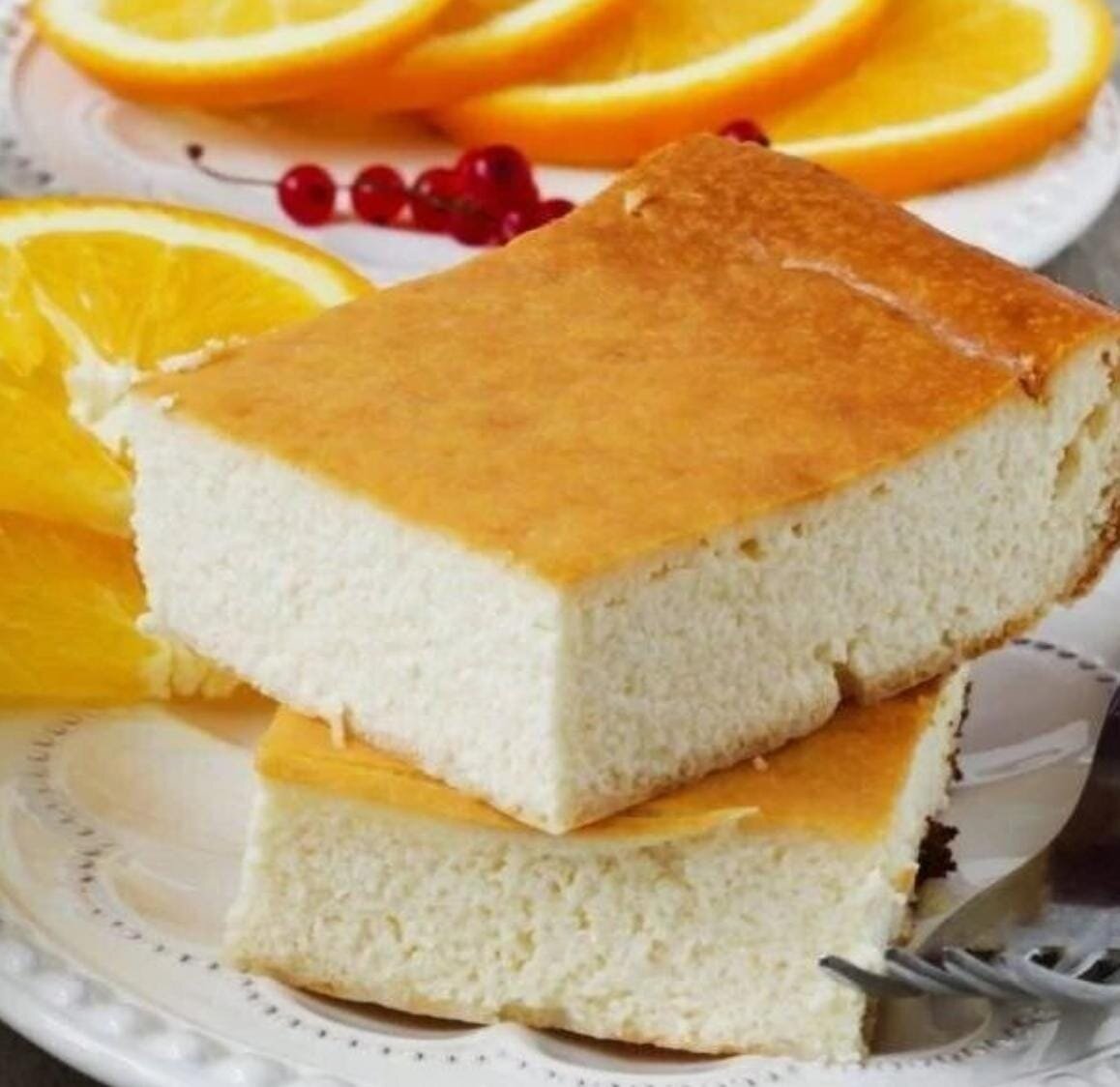 Нежная творожная запеканка