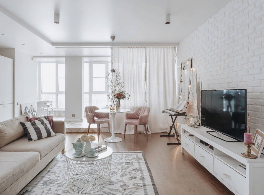 Квартира дизайнера Ольги Сирук/Houzz.ru 
