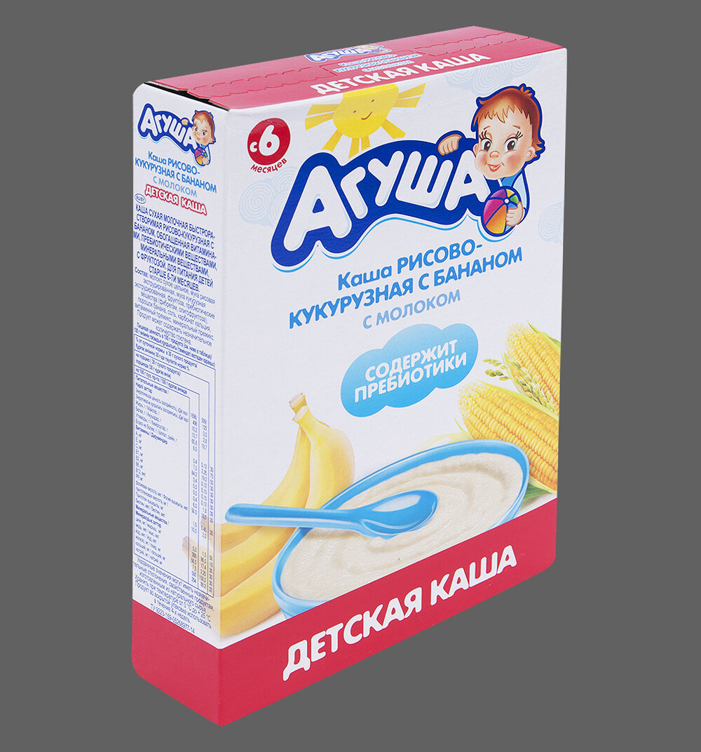 Каши для детского питания агуша