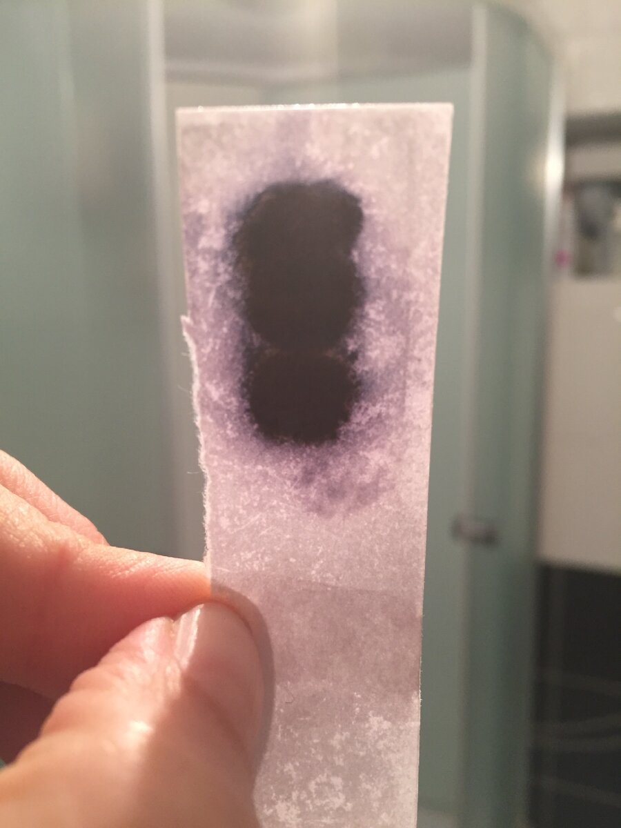 Явный фиолетовый оттенок