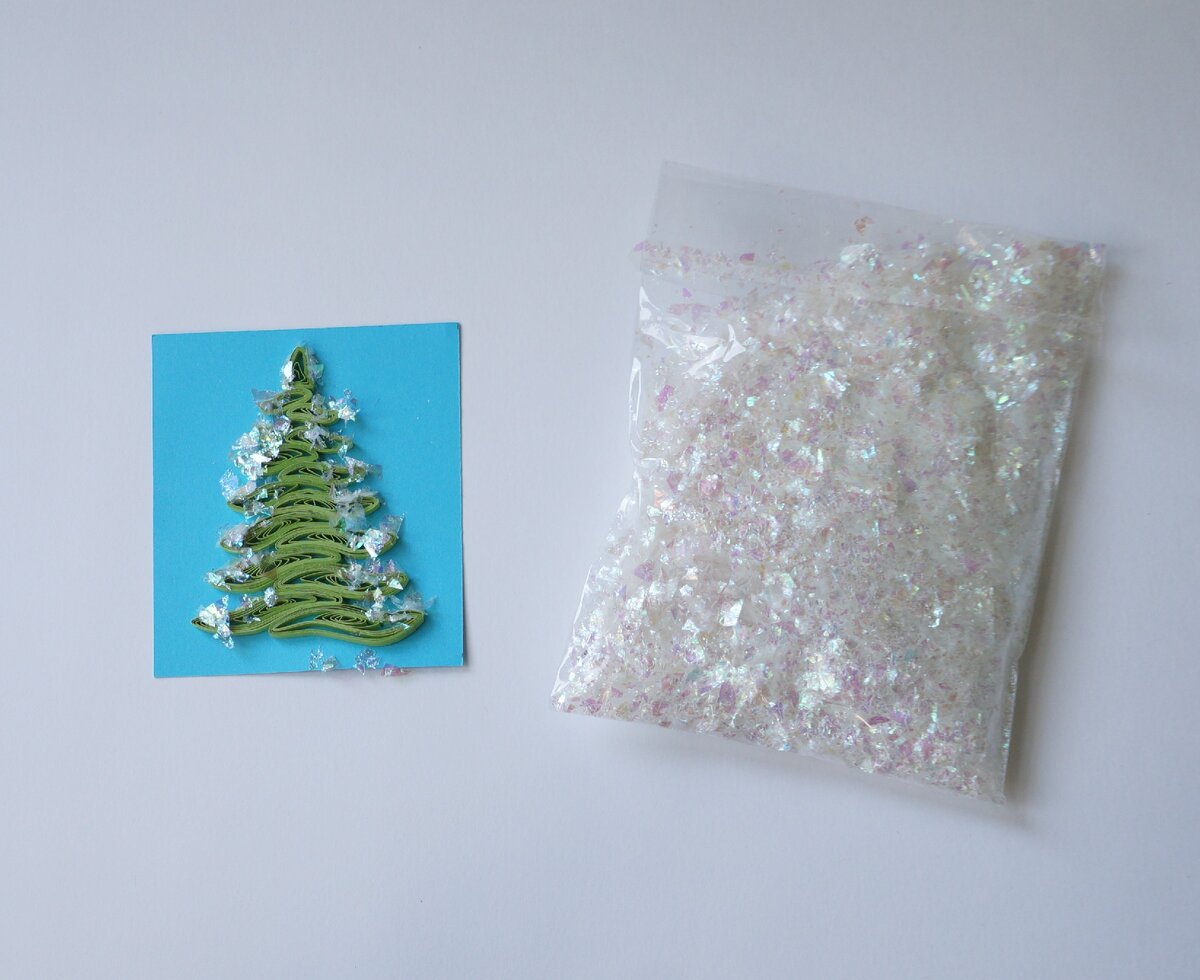 Елочка в технике квиллинг (бумагокручение)