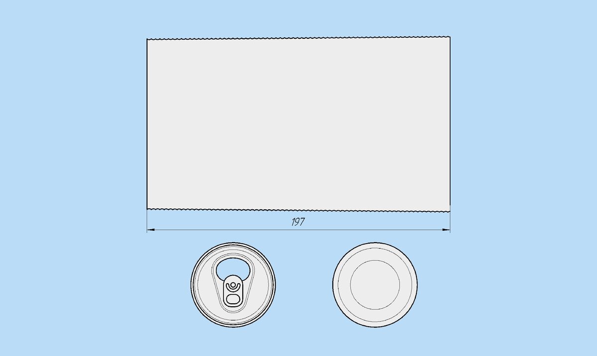Заготовка листа алюминия