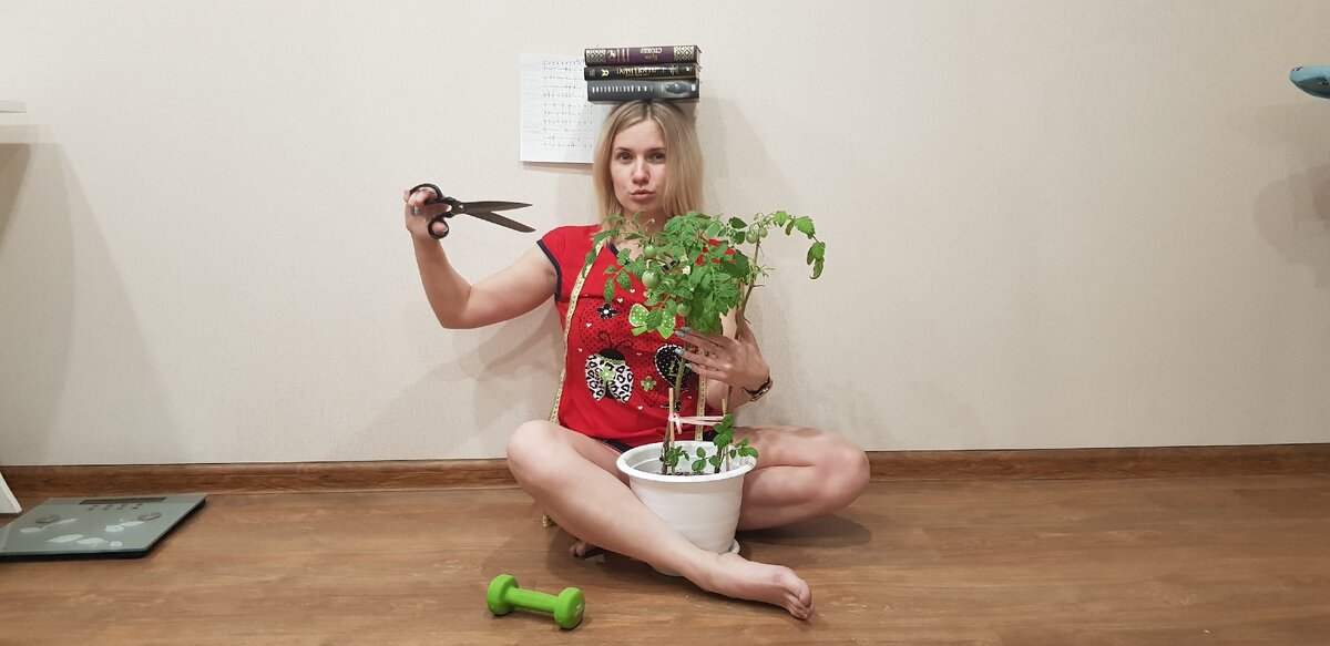 Это фото полностью отражает мою загруженность. Шитье, чтение, огород, спорт и на заднем фоне мой график😄