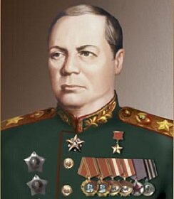 Командующий войсками 3-го Украинского фронта Маршал Советского Союза Толбухин Фёдор Иванович