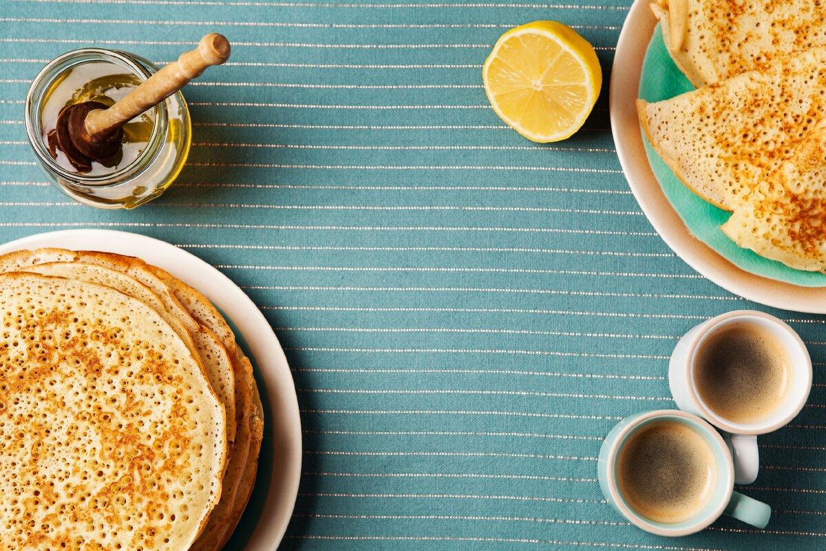 Готовим кружевные блинчики на молоке