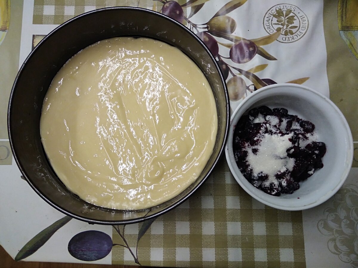Очень вкусный бисквитный пирог