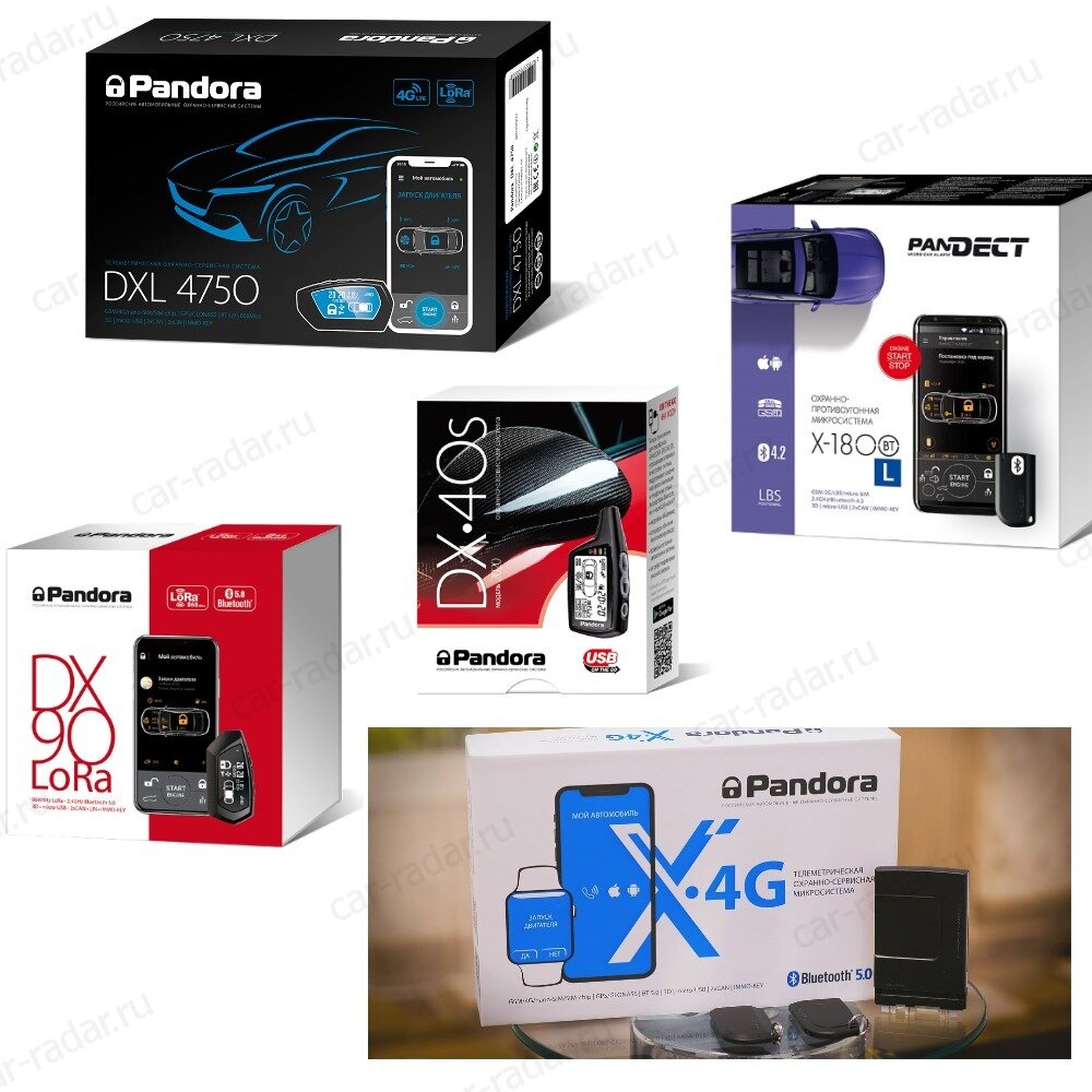 Автосигнализация Pandora - новинки 2020 года