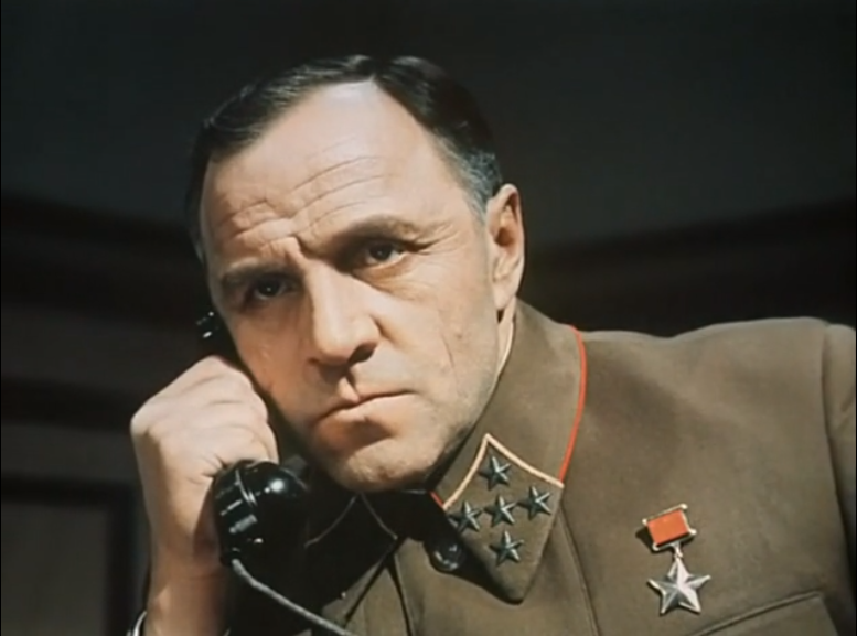 Жуков во второй серии фильма "Блокада".