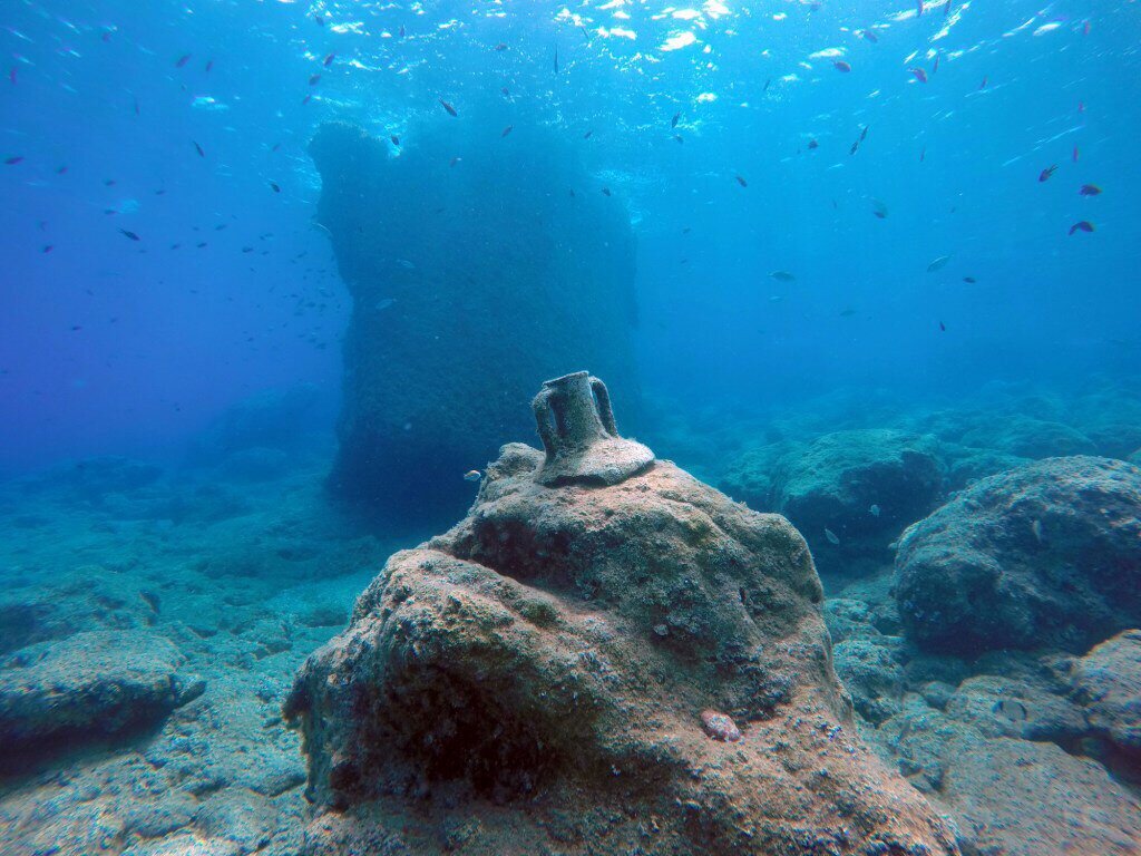 Черное море под водой