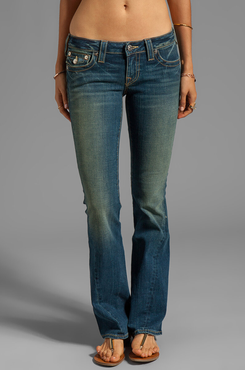 Джинсы с низкой посадкой