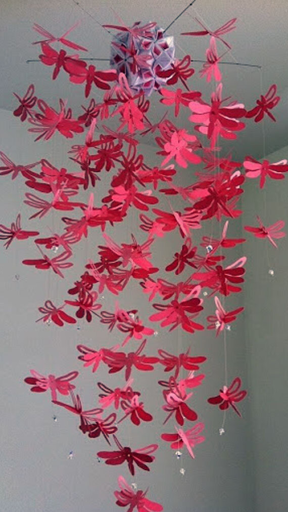 Бумага глянцевая «Акварельные бабочки» в листах, 70 × 100 см