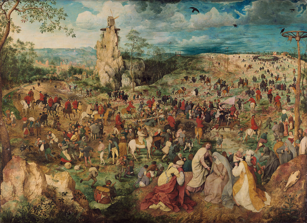 Несение креста, 1564. Вена Музей истории искусств
