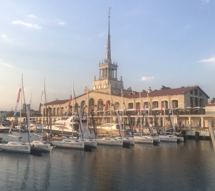 Морской порт в Сочи