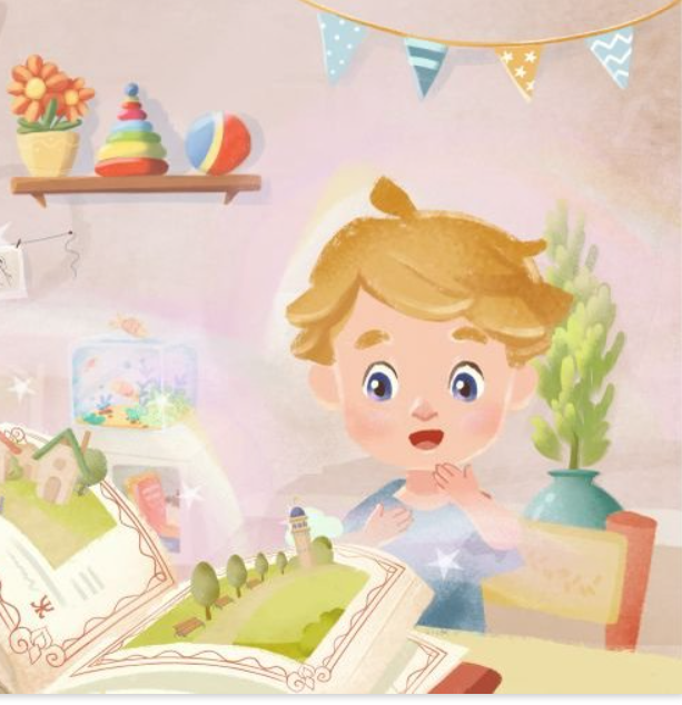 Малыш и волшебная Книга сказок