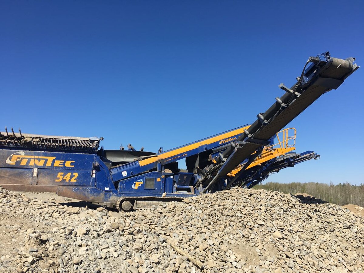 Конвейер на карьере