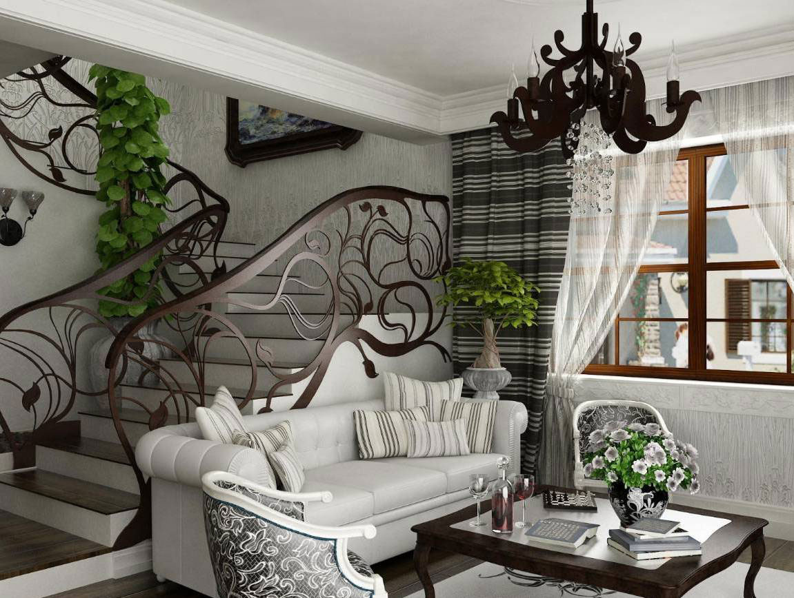 Оформление жилья в стиле модерн. Фото: Яндекс картинки