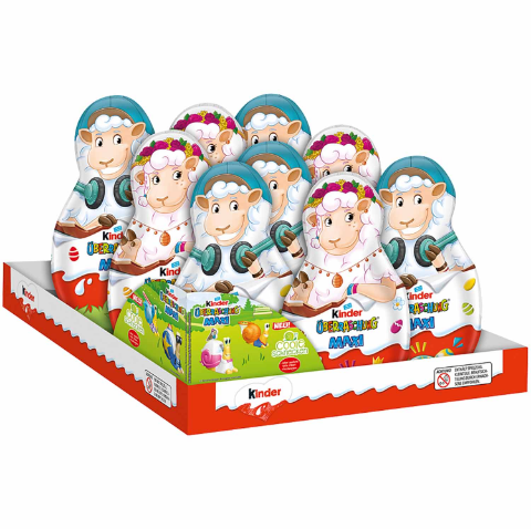 Дисплей на 9 фигурных Kinder Überraschung Maxi.