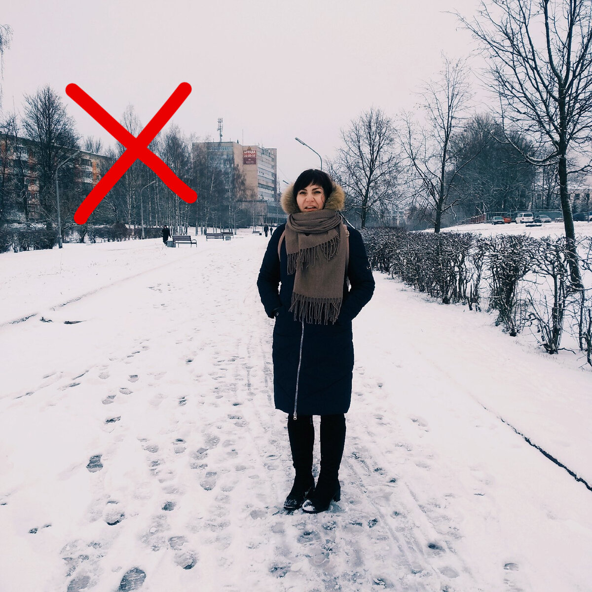 - Скорее бы выпал снег и стало красиво!              -(спустя пару дней) О нет, зачем этот снег?!
