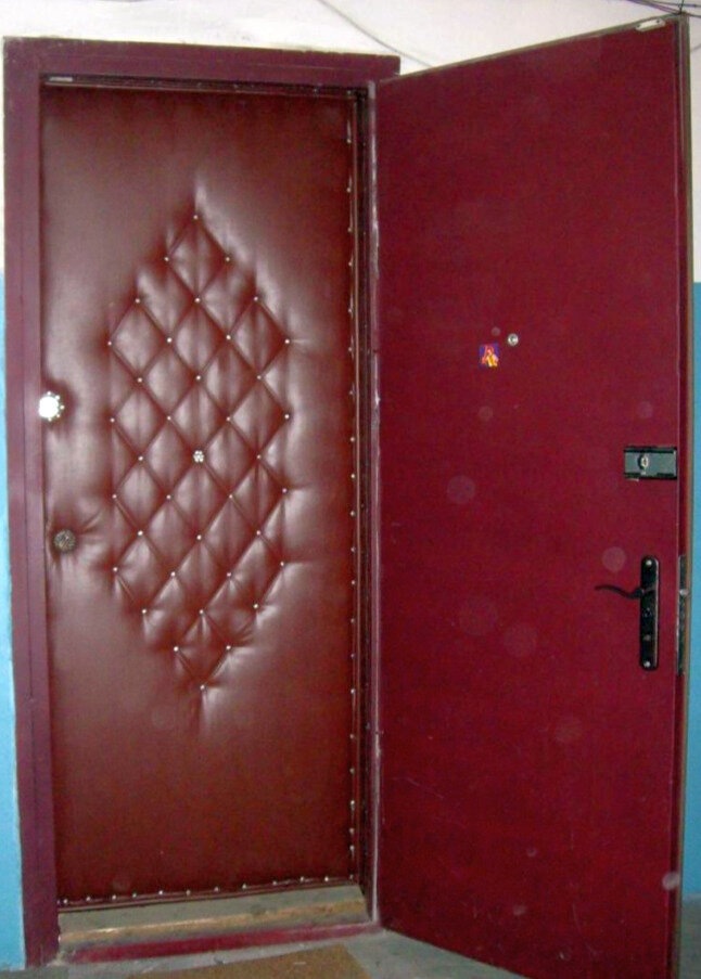 Обивка МДФ панелями входной двери