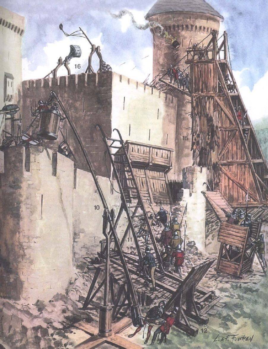 Башня Осадная Осада крепости