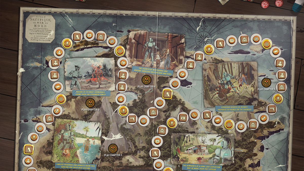 Тема игрового поля: "ОСТРОВ УЖАСА".