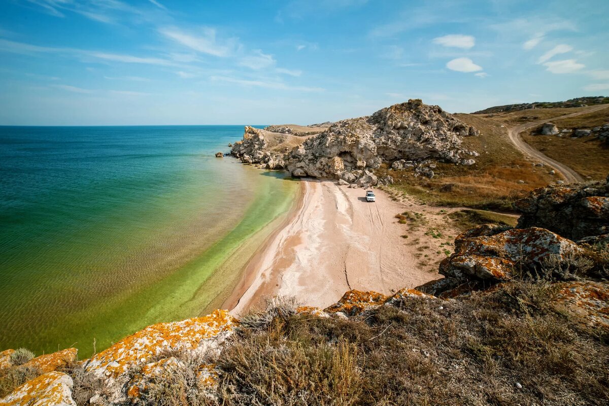 генеральские пляжи зимой