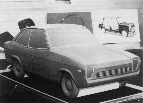 Пластилиновая модель будущего Morris-Marina