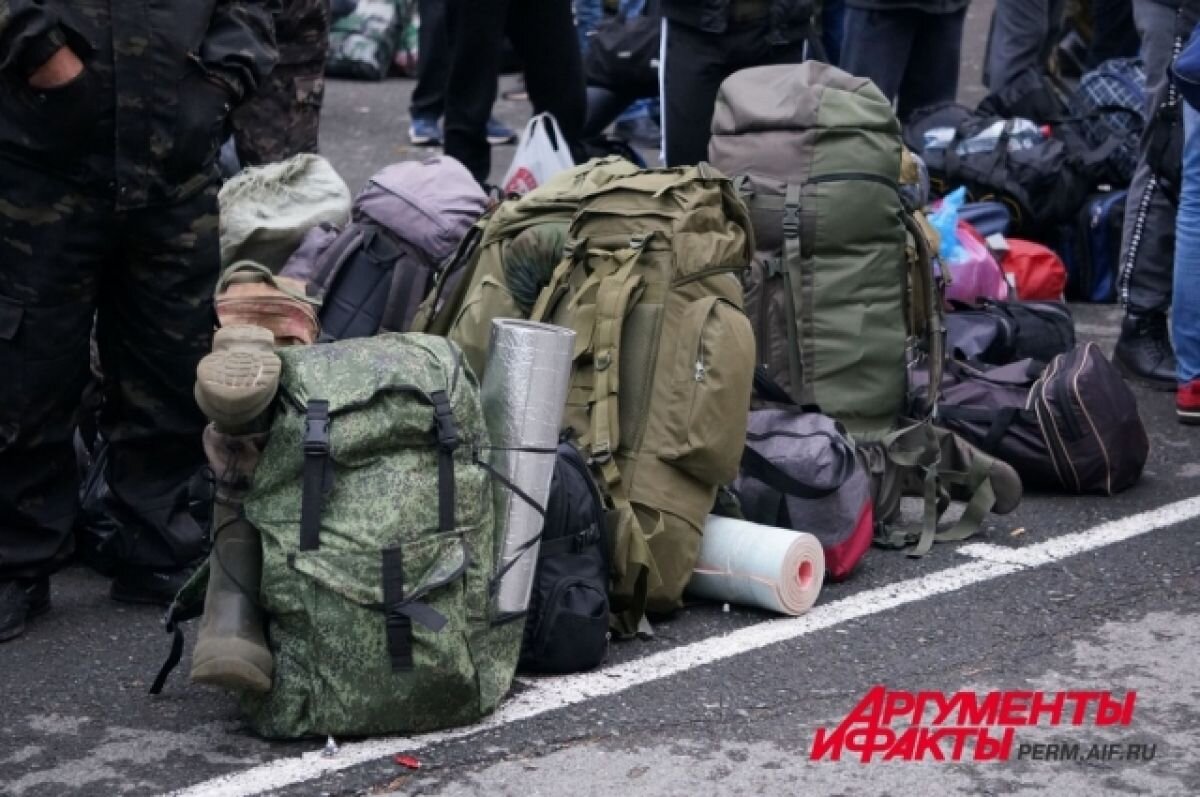    Мобилизованным из Пермского края отправят полуторатонный груз с вещами